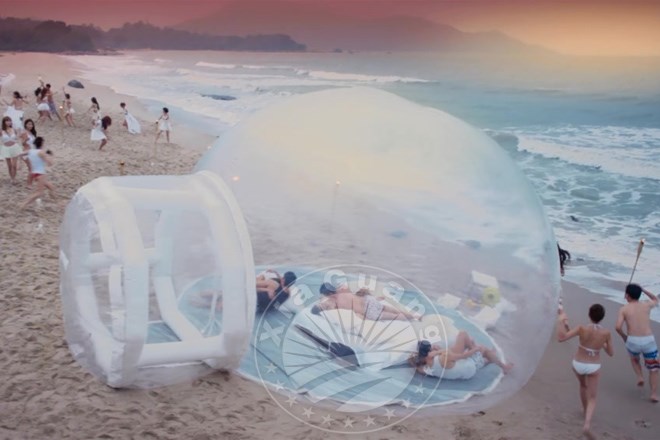 夏津充气球形帐篷